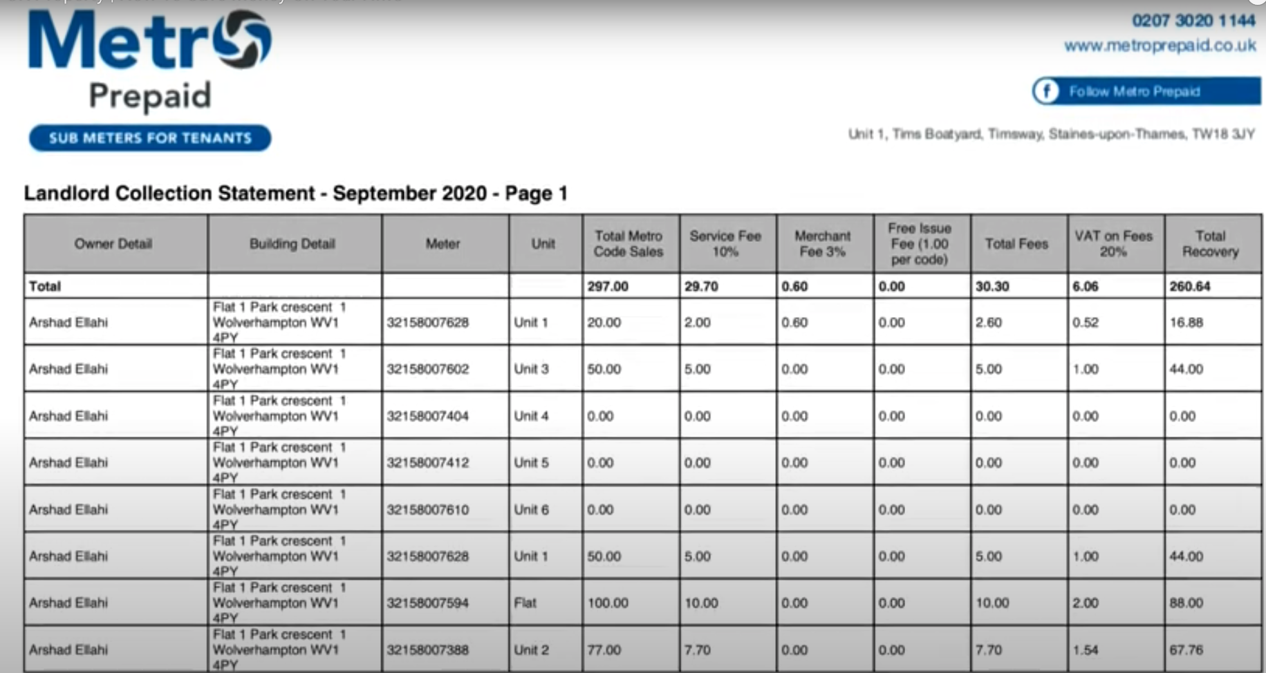 save money adu landlord statement