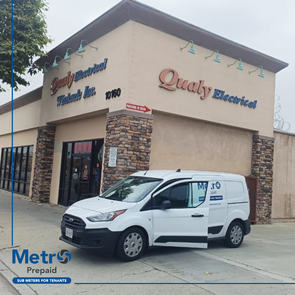 Metro Prepaid sub meters for tenants now sold at Qualy Electrical Warehouse in San Jose, California